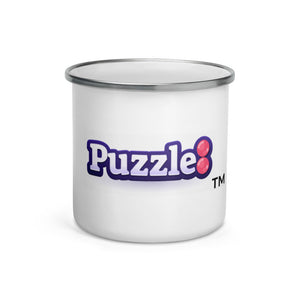 Puzzle8 Enamel Mug